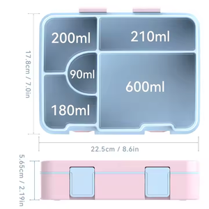 Loncheras Bonitas con Múltiples Compartimentos para Niños, Aptas para <span class=keywords><strong>Microondas</strong></span>, de Gran Capacidad - Product Image 2