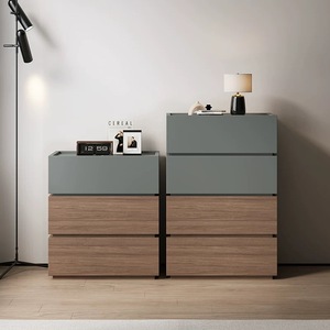 Muebles de Madera para Dormitorio, Venta Directa de Fábrica, Armarios Modernos de Almacenamiento, Cómoda de Madera con Seis Cajones UL-CH063 - Product Image 2
