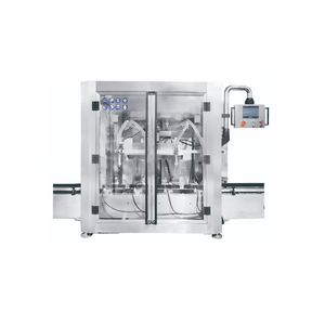 Machine de remplissage de liquide électrique à 2 têtes contrôlée par PLC bouteilles en plastique quantitatives en verre pour moteur chimique - Product Image 1