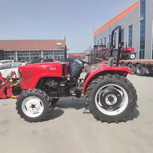 Lutian Landbouw Hoge Kwaliteit Fabriek Prijs Tractor Mini 4X4 Landbouw Machine Kleine En Grote 4 Wiel 80pk 90pk 100pk