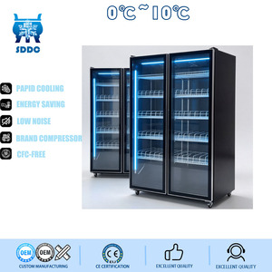 Refrigerador Vertical para Cerveza, Refrigerador Comercial con Puerta de Vidrio para Exhibición en Bares - Product Image 2