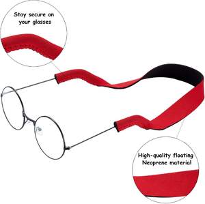 <span class=keywords><strong>Frienda</strong></span>, 6 piezas, gafas de sol flotantes de neopreno portátiles, correas, retenedor de gafas, soporte para deportes, actividades acuáticas, fiestas - Product Image 1