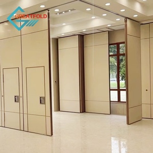 65Mm 85Mm 100Mm Khung Nhôm Nội Thất Tường Hoạt Động Văn Phòng Phòng Hội Nghị Divider Di Chuyển Phân Vùng Trượt Vách Ngăn - Product Image 1