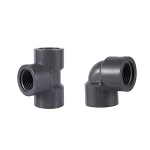 1/2 inch Female Thread Plastic PVC Pipe Fitting Connector Elbow Tee Coupler Water Pipe Fitting Joint Aquarium Adapter