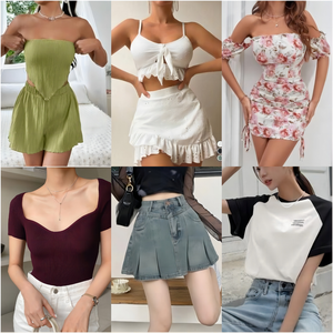 Liquidazione 2024 Abbigliamento <span class=keywords><strong>Donna</strong></span> all'<span class=keywords><strong>Ingrosso</strong></span> Abiti Casual T-shirt Confezioni Miste Spedizione Casuale Stock - Product Image 4