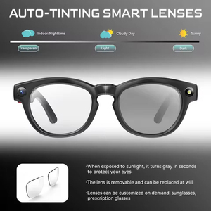 Gafas Inteligentes 4K HD con IA para Hombre y Mujer, Modelo 2026, Cámara de 800W Píxeles, Llamadas, 4GB WIFI, Asistente de Voz, Uso en Exteriores, Control Táctil - Product Image 2