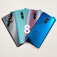 10 coques arrière pour batterie de remplacement pour One Plus 6t 7t 8 8t Pro, boîtier arrière en verre, haute qualité, prix d'usine