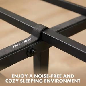 Каркас кровати размера «Queen-Size» с изголовьем, прочный и устойчивый, без шума, не требуется пружина коробки, легкая сборка - Product Image 6
