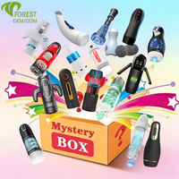 Boîte cadeau mystère Jouets pour adultes Cadeau surprise Jouets sexuels pour hommes Masturbateur multi-vitesses réglable étanche sans lubrifiant