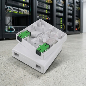 Boîtier terminal optique FTTH mural intérieur/extérieur 2 ports type 86 avec Wi-Fi - Product Image 1