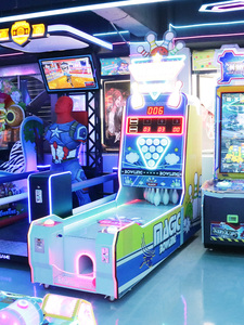 Máquina de Videojuegos de Bolos Mágico para Niños, Juego de Arcade Operado con Monedas para Centros de Juego, JiaXin JX-BL01 Inglés - Product Image 3