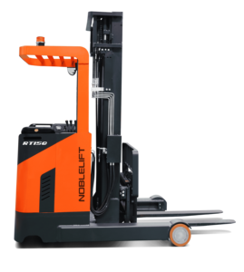 מלגזה חשמלית חדשה מדגם NOBLELIFT RT15Q עם הרמה קדמית, כושר הרמה 1.<span class=keywords><strong>5</strong></span> טון, גובה הרמה 3-6 מטר, תורן תלת-שלבי, סוללת עופרת-חומצה, גלגלים מסוג PU - Product Image 2