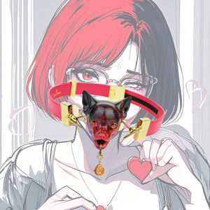 FUNSMソフトシリコンギャグヘッド3色複数マッチング大人用遊び小道具動物型ボンデージギャグ - Product Image 1