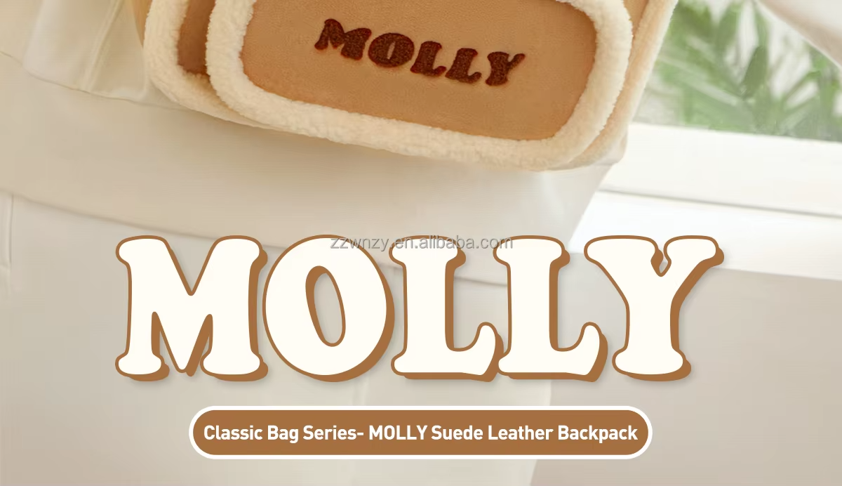Shop Original POP MART Classic Bag Series - MOLLY Suede Leather