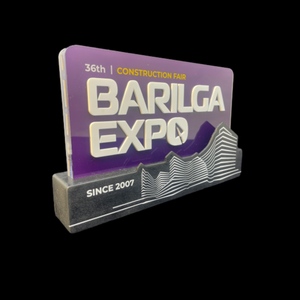 2025 Premio a las mejores ventas Trofeo de madera Nuevo diseño para marcas famosas Letras grabadas Tema Regalos cooperativos Trofeos Medallas Placas - Product Image 6