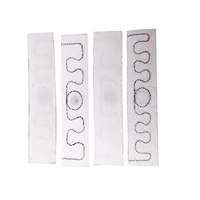 Étiquette en tissu flexible intelligente RFID UHF 860-960 MHz pour vêtements, autocollant/étiquette/passion passive 960 MHz pour la lessive