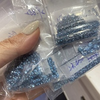 Pierres de diamant bleu de laboratoire de qualité supérieure pour la pose pavé, les bagues halo, les bijoux en grappe et les accents décoratifs