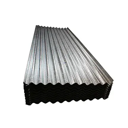 665mm Galvanisé fer acier métal acier plaque toit fer feuille gi feuille sans paillettes