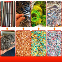 Mini Granulateur de Fil de Cuivre, Machine de Recyclage de Câbles Usagés, Broyeur, Séparateur, Granulateur de Cuivre