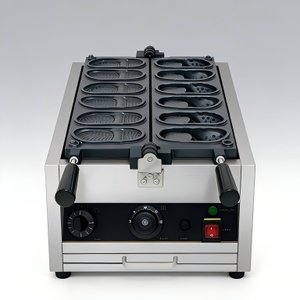 <span class=keywords><strong>Gaufrier</strong></span> commercial multi-usages avec moules Crocs, alimentation gaz et électrique, pour la préparation de gaufres aux œufs et plus encore - Product Image 5