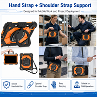 Étui intégral WESOROL avec support de stylet intégré pour iPad Mini 6 7, support rotatif, bandoulière, OEM ODM