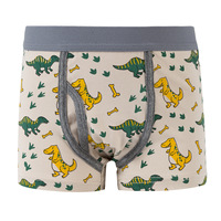 Calzoncillos para Niños, Paquetes Múltiples, Suaves y Transpirables, de Algodón, con Diseño de Dinosaurios, Camiones y Tiburones, para Bebés, Niños Pequeños, Sin Etiquetas, Ecológicos