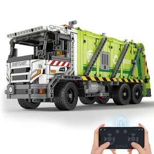 Reobrix 22022รถ<span class=keywords><strong>บ</strong></span>รรทุกขยะอัดแน่นประกอ<span class=keywords><strong>บ</strong></span>ได้ยากมากแ<span class=keywords><strong>บ</strong></span><span class=keywords><strong>บ</strong></span>ทำ<span class=keywords><strong>บ</strong></span>ล็อกตัวต่อ<span class=keywords><strong>ข</strong></span>องเล่นโมเดลสำหรับเด็กของ<span class=keywords><strong>ข</strong></span>วัญวันเกิด - Product Image 1