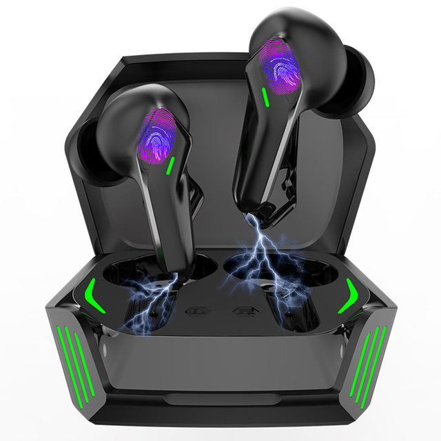 Bluetooth 5.3 Gaming Earphone Dual Mode True Wireless Earbuds Low Latency Gaming Earbuds HD In-Ear Stereo Bass Gaming Headphone