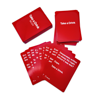 Échantillon de cartes de jeu personnalisées gratuites pour l'apprentissage, avec boîte cadeau, service de conception d'impression sur mesure, jeu de cartes à boire