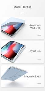WiWU Housse pour <span class=keywords><strong>ipad</strong></span> 10e génération 10.9/11/12.9/13 pouces Housse de protection TPU PU facile à nettoyer Support magnétique avec fente pour stylet - Product Image 3