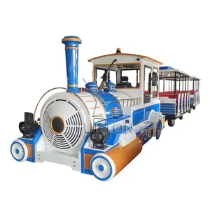 Zhengzhou Yueton New Design Kids Electric Amusement Park Rides Trackless Train For Sale