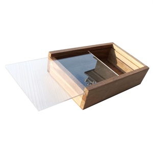 Boîte <span class=keywords><strong>en</strong></span> <span class=keywords><strong>bois</strong></span> personnalisée avec couvercle coulissant, couvercle transparent <span class=keywords><strong>en</strong></span> verre, boîte à tiroir, boîte <span class=keywords><strong>en</strong></span> <span class=keywords><strong>bois</strong></span> de pin / paulownia - Product Image 2