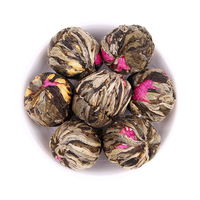 Vente en gros de boules de thé fleuri artisanales en vrac : Jasmin, Chrysanthème, Lys, Rose