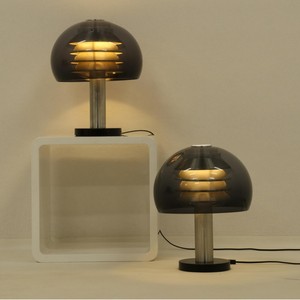 Lampe de table moderne en forme de champignon, lumière LED E27, lampe de bureau pour chambre à coucher, design minimaliste de style nordique - Product Image 1
