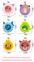 Couverture en peluche pour enfants avec billes de caoutchouc pour thérapie chaude et froide, utilisable au micro-ondes, soulagement de la douleur