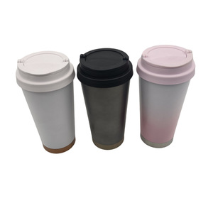 Gobelet isotherme en acier inoxydable 16 oz à double paroi, tasse de voyage avec couvercle pour usage extérieur et cadeau - Product Image 3