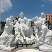 Huanquang — décoration de jardin en pierre naturelle sculptée à la main, Sculpture de dieu grec, statue de poébon en marbre, d'extérieur