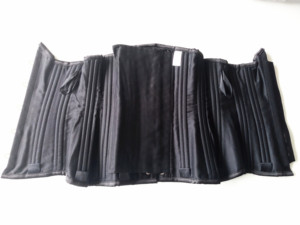 3XL blanco negro 24 huesos de acero Sexy negro gótico satén corsé Top acero deshuesado gótico cintura entrenador corsé - Product Image 5