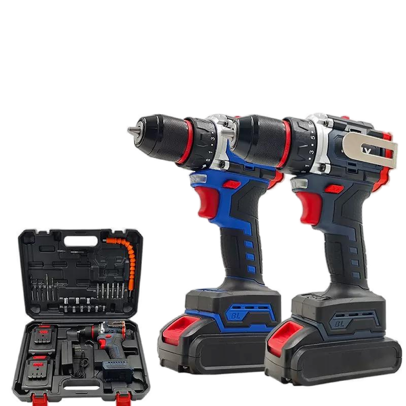 Super Discount Brushless Dc Motor Drill 50Nm Torque Brushless Drill Machine Power Tools Set See for Metal Working · image 6