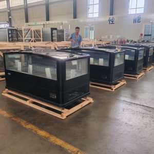 <span class=keywords><strong>ตู้</strong></span>โชว์ประตูกระจกด้านบนเชิงพาณิชย์ตู้แช่แข็งอาหารแช่แข็งเกาะรวมกัน - Product Image 3