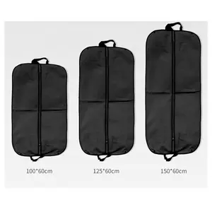 Manufacturer Wholesale Most Popular Manufacturing Size Non Woven Suit Cover Travel Foldable Fabric Garment Bag