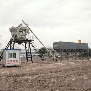Planta de Mistura de Concreto HZS50 60 90 120 M3/h Confiável com Bomba de Concreto e Caminhão Betoneira - Product Image 5