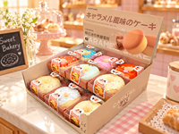 Jouets Squishy Donut en PU de 8,5 cm, à remontée lente, doux, anti-stress, mignons, simulation de dessert, vente en gros directe d'usine