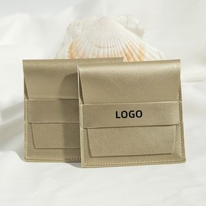 Custom Zipper <b>Jewelry</b> <b>Packaging</b> Insert Pads Faux PU Leather <b>Jewelry</b> Container for Logo Rings Display Personalized <b>Jewelry</b> - Product Image 3