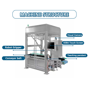 High Speed Automatic PLC-controlled Food <b>Plastic</b> Sachet Bag Carton Case Filling <b>Spider</b> Packer Robot Sealer Packaging Machine - Product Image 6