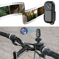 Caméra de casque portable portable Caméra d'action à rotation de 360 degrés 1080p HD Enregistrement MicroSD Caméra mains libres Sports Vlog