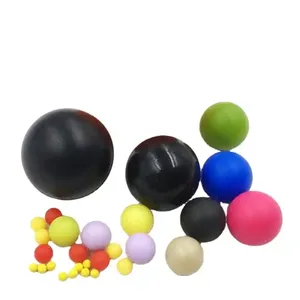 solid rubber ball toy gun bullet ball high elastic wear-resistant industrial rubber ball vibrating screen silicon r