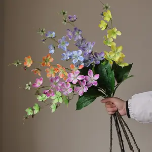 Bắc Âu nhà phòng khách khách sạn mềm Bonsai lụa hoa sắp xếp vàng hoa nhài bán buôn-cho giáng sinh và phục sinh lễ kỷ niệm