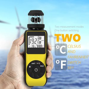 Máy đo gió bỏ túi Máy đo gió cầm tay mini để đo tốc độ gió Xoay 360 độ Cập nhật với dụng cụ kiểm tra đèn nền - Product Image 6