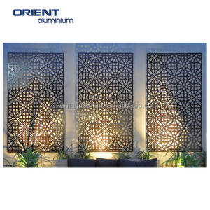 Panneaux de clôture découpés au laser au design moderne Panneaux de découpe laser décoratifs en aluminium Panneaux métalliques découpés au laser pour garde-corps de balcon - Product Image 3